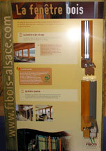 Panneau de l'exposition.